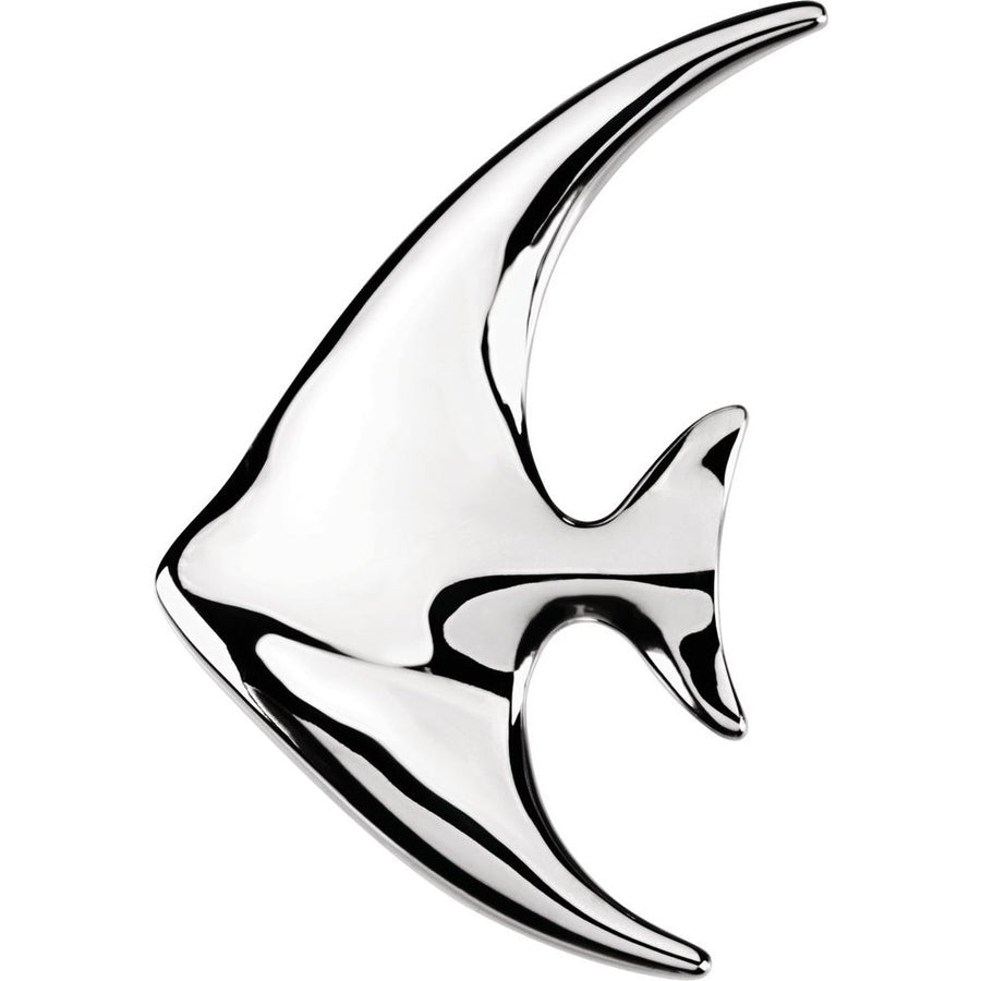 Large Angelfish Brooch | Pendant In Solid 14K Yellow Gold