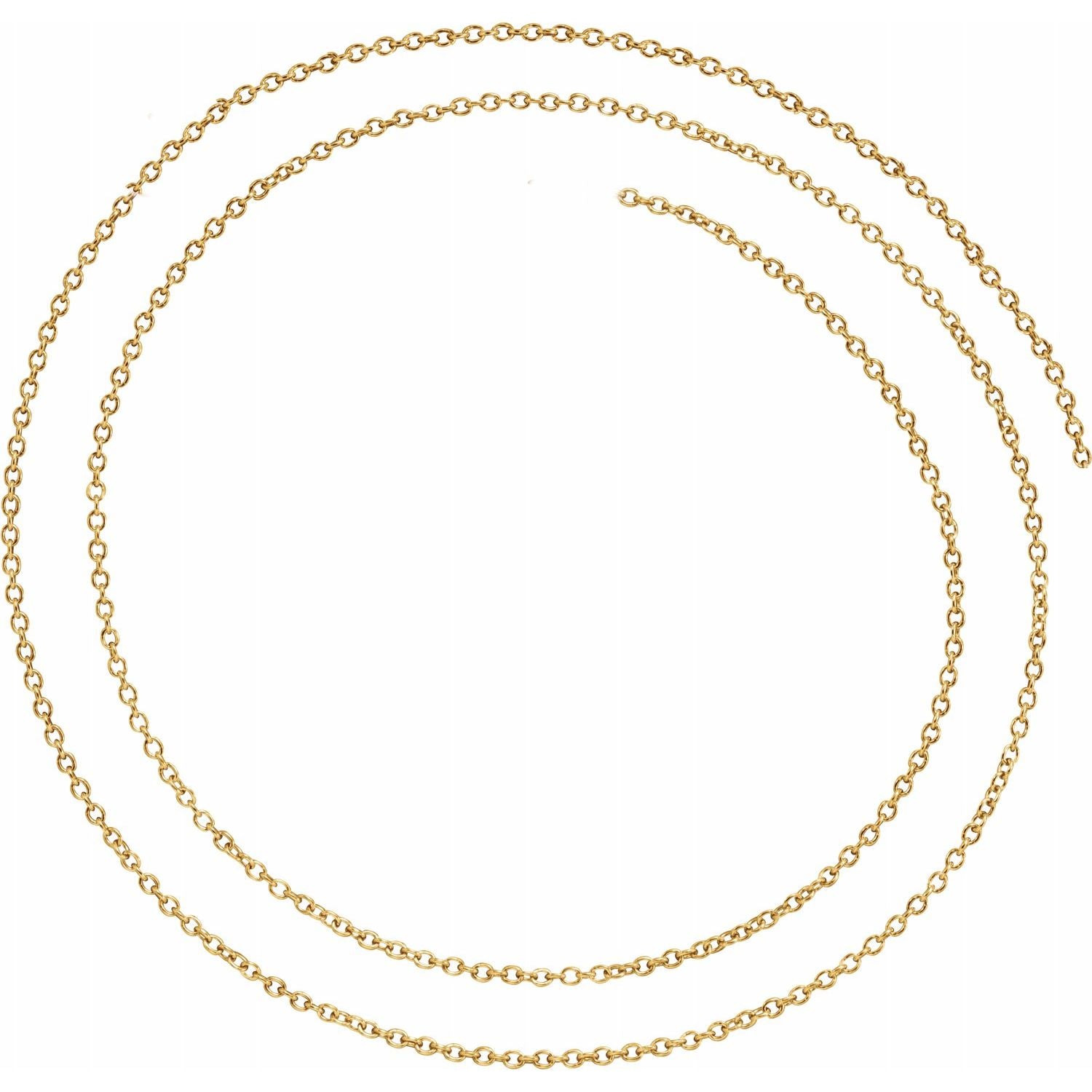 14K Yellow Gold-Filled 1.5 mm Cable Chain Necklace
