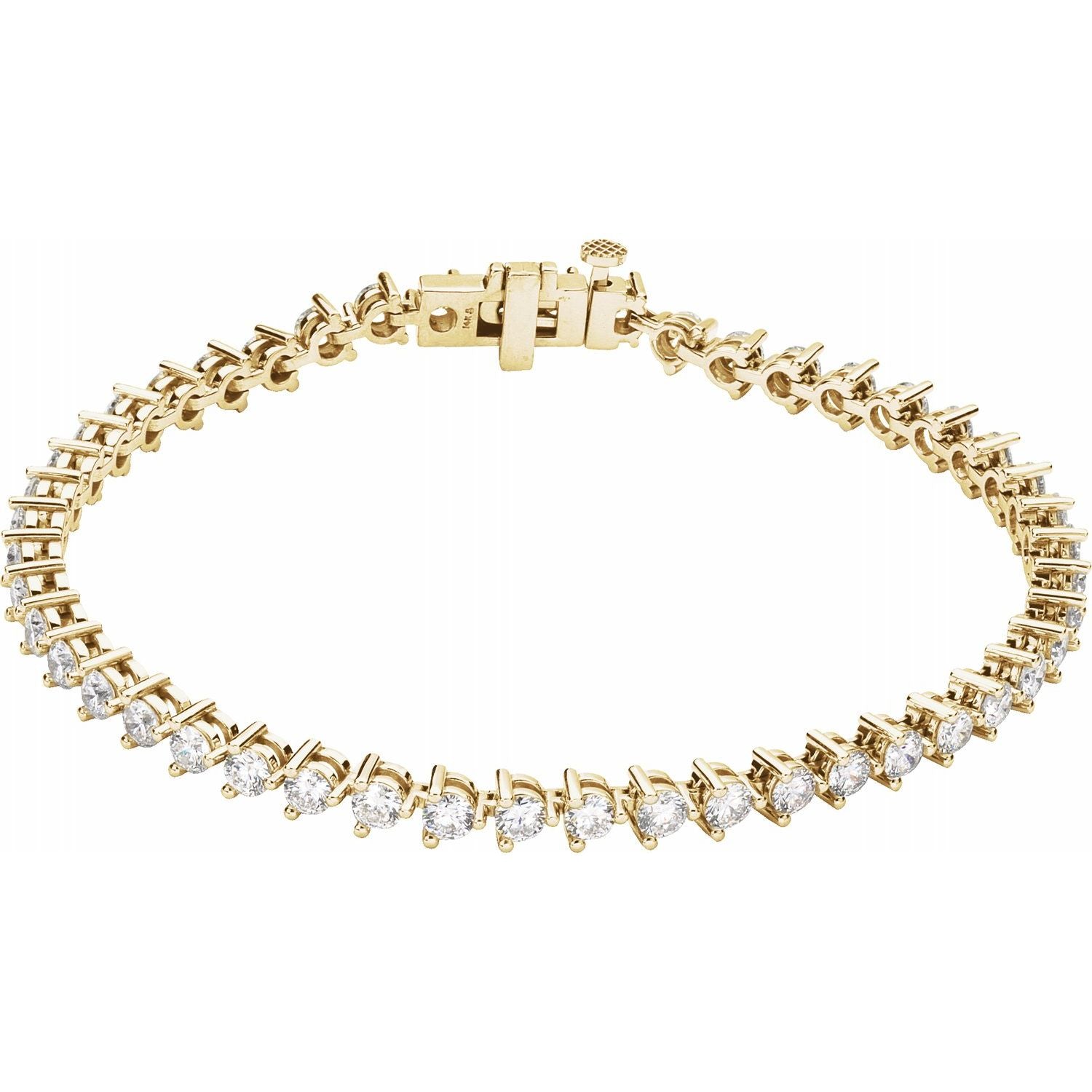 Quarante Huit 48 Stone White 4 And 3/4 Carat Diamond Bracelet
